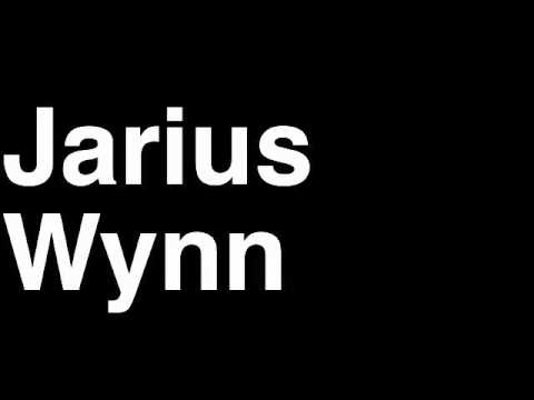 How to Pronounce Jarius Wynn Green Bay Packers NFL Football Touchdown TD Tackle Hit Yard Run