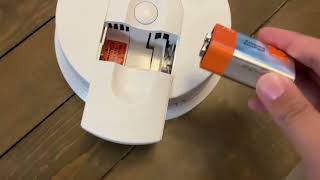 How to change out your smoke alarm batteries! (FireX i4618AC)