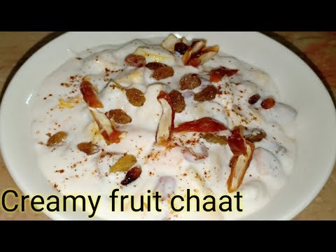Creamy 🍎🍌🍋🍑🍏 Chaat Recipe Aftar special Recipe |♥| Little Chef Zarmeen♥