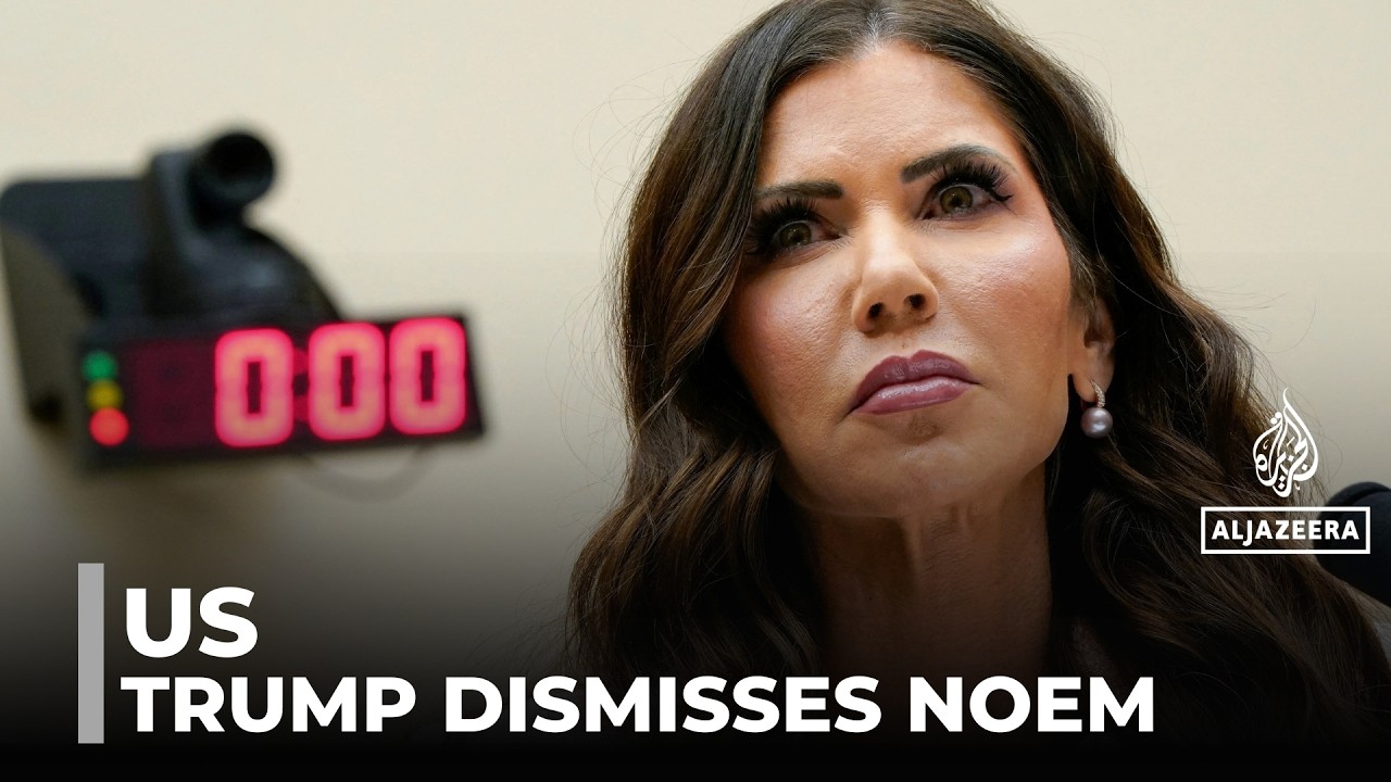 Trump fires Homeland Security head Kristi Noem, names Mullin as replacement