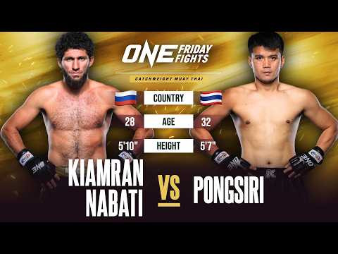 Explosive Debut 🤯 Kiamran Nabati vs. Pongsiri | Muay Thai Full Fight
