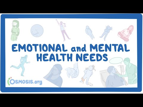 Emotional and mental health needs