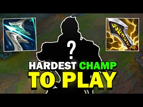 This Champion is the Hardest Champion to Play in League of Legends (Very High Skillcap)