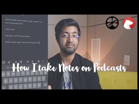How I Take Notes on Podcasts — Roam, Bear, Spotify