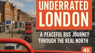 London City Tour 4K | PEACEFUL NORTH FINCHLEY TO GOLDER’S GREEN