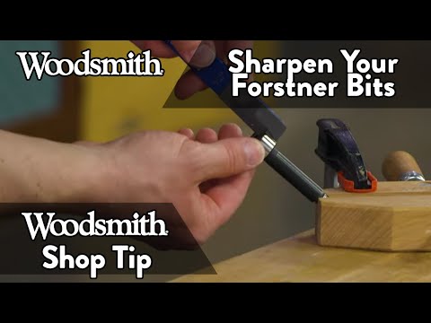 Woodworking Tip: Sharpening Forstner Bits