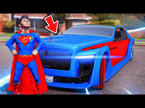 تحولت الى سوبرمان واخذت سيارته 😱🔥!! | فلم قراند