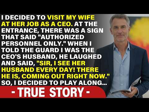 I decided to visit my wife at her job as a CEO. At the entrance, there was a sign that said