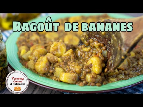 RAGOÛT de Bananes aux lentilles/Cuisine comorienne