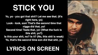 Capone-N-Noreaga - Stick You (LYRICS ON SCREEN)