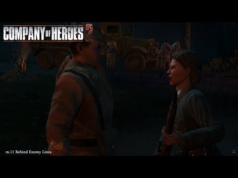 Company of Heroes 2 - Soviet Campaign walkthrough - Hard - Mission 11 Behind Enemy Lines