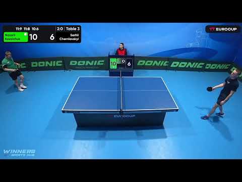 09:55 Nazarii Kovalchuk  3-0  Serhii Cherniavskyi 21.04.2023 TT Euro.Cup Ukraine Star. Table 3