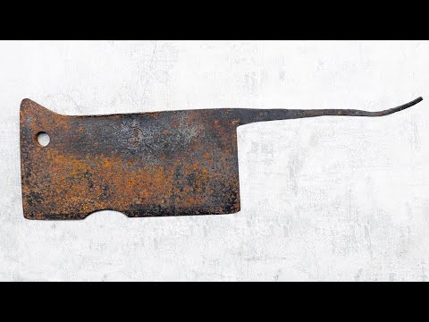 Restoration Broken Rusty Cleaver - I Did it Anyway