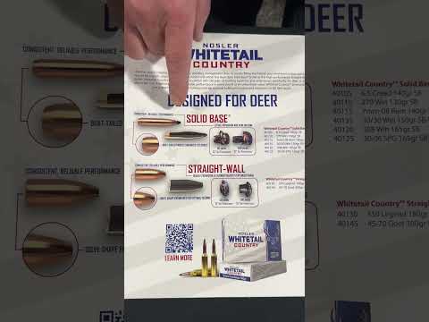 Nosler Whitetail Country™ Ammunition