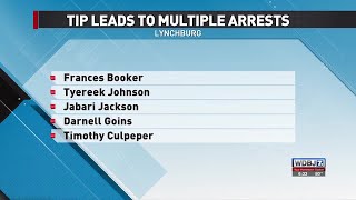 Five Wanted Suspects Arrested in Lynchburg