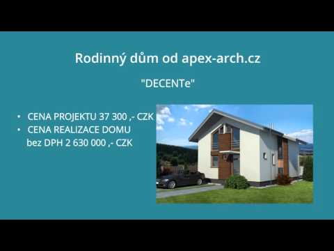 Projekt rodinného domu "DECENTe" od apex arch