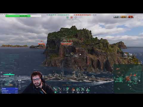 World of warships - Hindenburg playing with its food