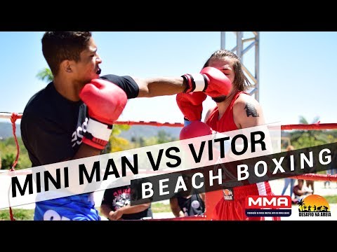 Vitor vs Rafael Mini Man - Beach Boxing