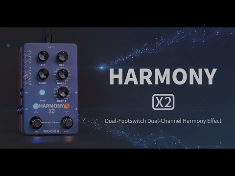 Демонстрация педали эффектов Mooer Harmony X2