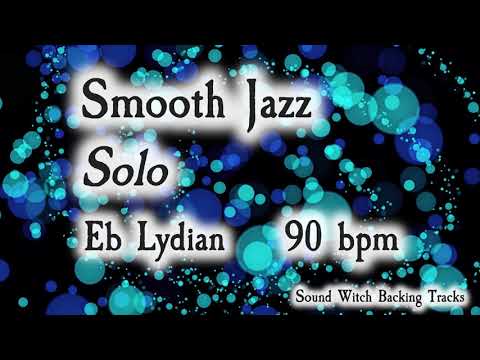 Smooth Jazz Backing Track in Eb Lydian | 90 BPM