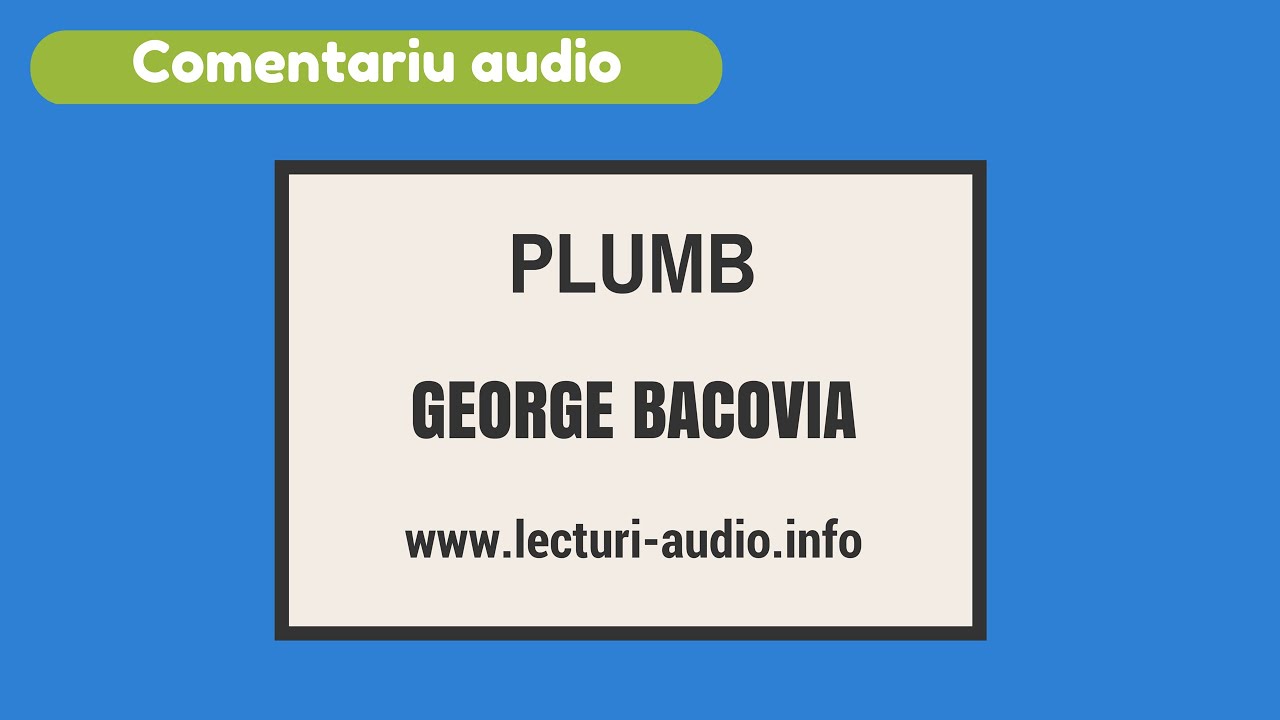 Plumb-George Bacovia