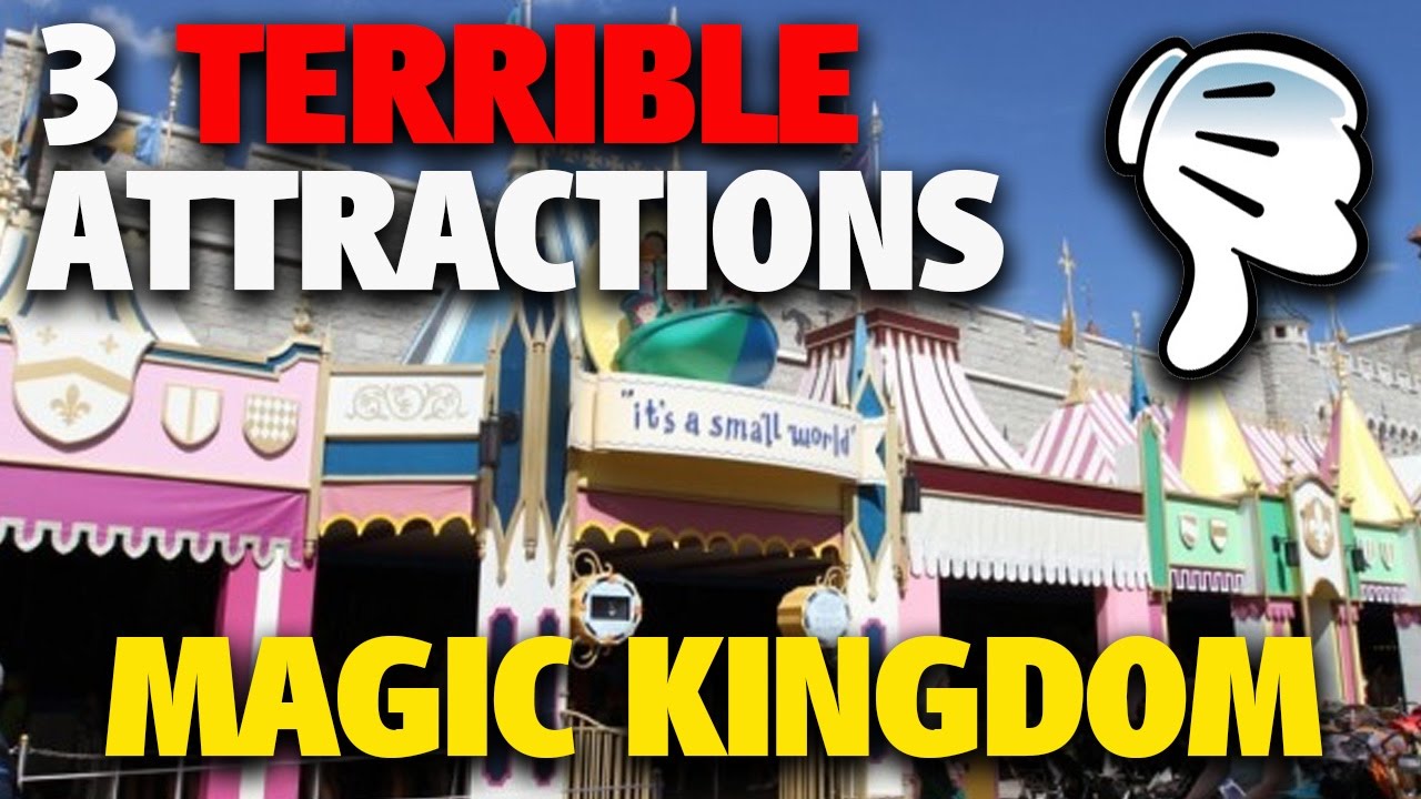 MyDisneyFix 3 TERRIBLE ATTRACTIONS! Magic Kingdom DIS Unplugged