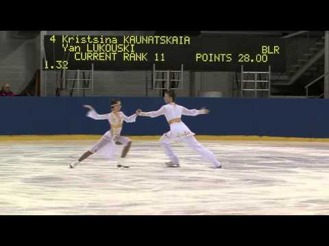 4 K. KAUNATSKAIA / Y. LUKOUSKI (BLR) - ISU JGP Riga Cup 2013 Junior Ice Dance Free Dance