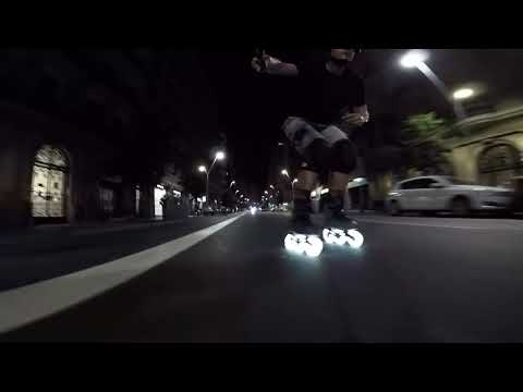 Светящиеся колеса Flying Eagle  Lazerwheelz  110 мм