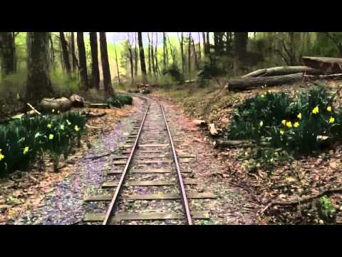 View from the back of the Wheaton Regional Park train - 12x speed