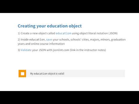 Validating JSON Quiz JavaScript Basics