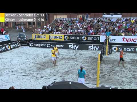 Beach-Volleyball: Becker/Schröder gewinnen in Mannheim
