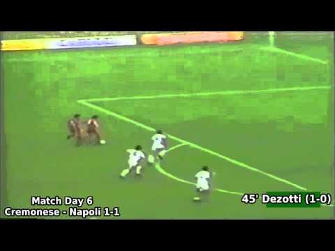 Serie A 1989-1990, day 6: Cremonese - Napoli 1-1 (...
