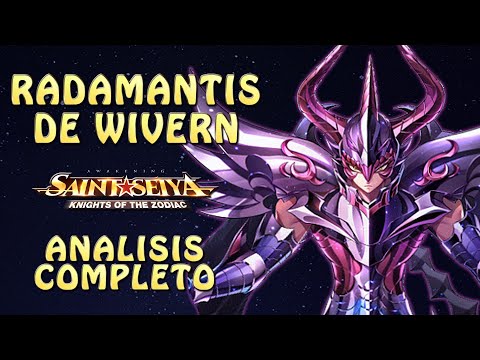 RADAMANTIS DE WIVERN! ANALISIS COMPLETO! REY DEL JEFE DE LEGION! Saint Seiya Awakening