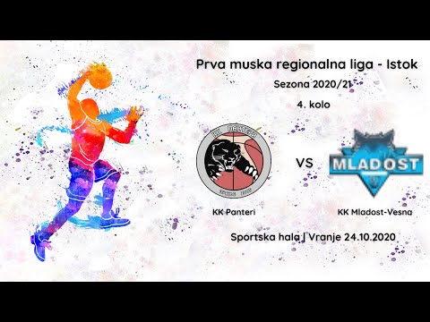 1. MRL ISTOK / 4. Kolo / KK "Panteri" - KK "Mladost-Vesna" 76:58 (24.10.2020)