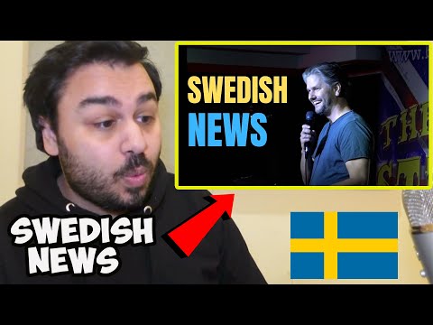 British Reaction To Fredrik Andersson - Swedish News in English (Swedish Comedian)