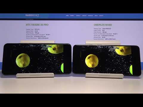 HTC Desire 20 Pro vs OnePlus Nord Display Comparison | Screen Comparision Test