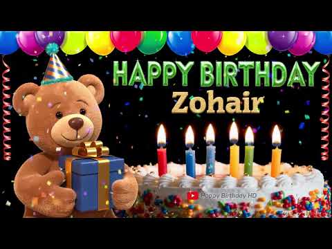 Zohair Happy birthday To You - Happy Birthday song name Zohair 🎁 🎂