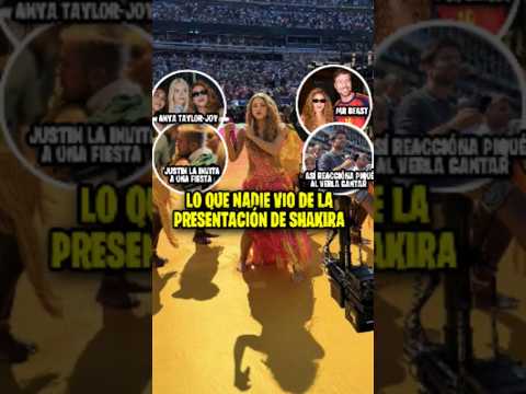 Lo que no viste del show de Shakira, así reaccionó Piqué, posa con MrBeast, Beyoncé y más