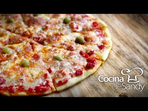 Como hacer pizza casera y masa para pizza en recetas caseras