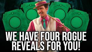 We have four Rogue cards to reveal for all of you today! (ARKHAM HORROR: THE CARD GAME)