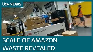 Amazon destroying millions of items of unsold stock in one of its UK warehouses each year | ITV News