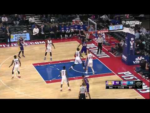 Jordan Hill Highlights 12.02.2014 Lakers vs. Pistons