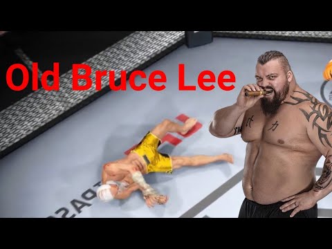 UFC4 | Old bruce lee vs Eddie Hall (Hardest Ai)