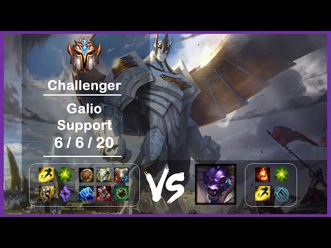 KR Challenger Replays Support Galio vs Alistar Ep.2611