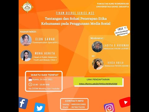 Webinar FIKOM DECREE series #22