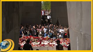 Գ.Ծառուկյանի անունից թիմակիցները ծաղկեպսակ են դրել Ծիծեռնակաբերդի հուշահամալիրում