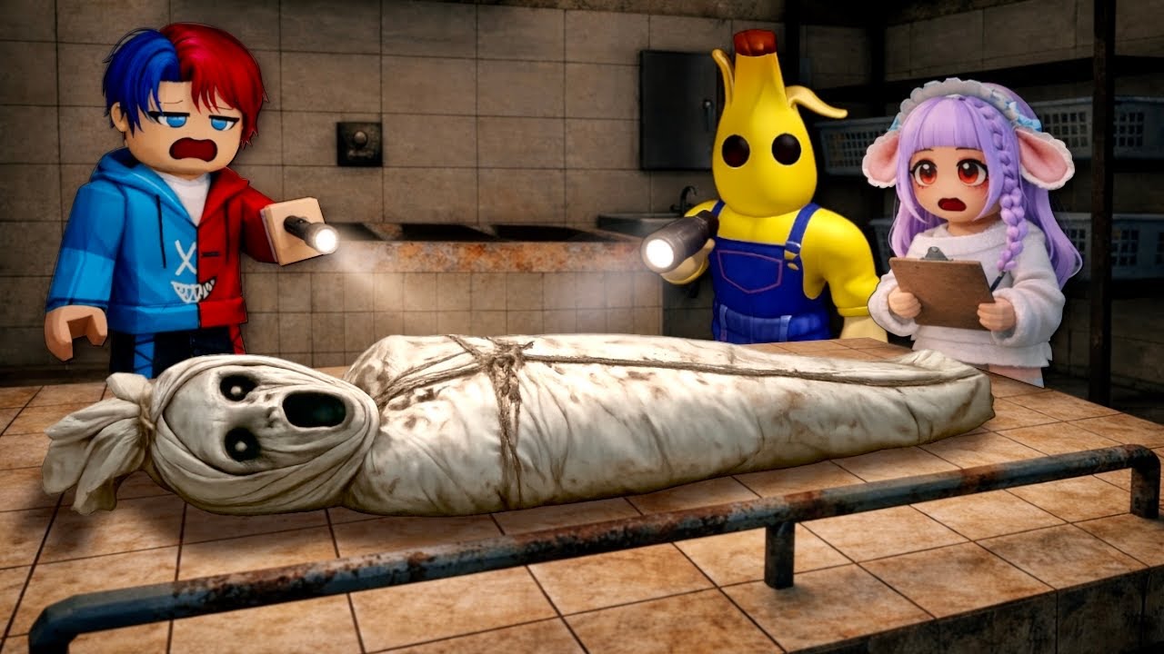 呪われた幽霊【ポチョン】が徘徊する廃病院から脱出するロブロックス【ROBLOX】ぽっぴんず