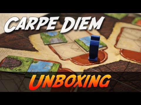 Carpe Diem - Brettspiel Unboxing [deutsch] | Abenteuer Brettspiele
