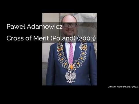 Paweł Adamowicz | Selected awards | Pro Ecclesia et Pontifice Golden Cross (Vatican, 2001) | Cr...