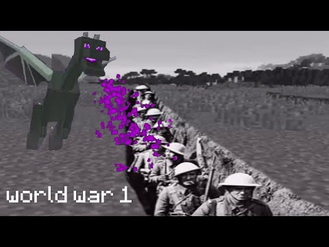 world war 1 portrayed by minecraft